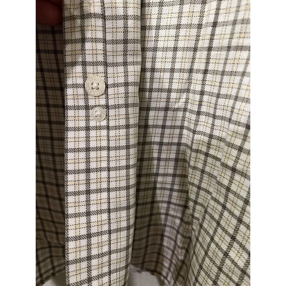 Fairway & Greene The Club Shirt  XL Green Striped Button Down Long Sleeve Cotton - Picture 8 of 12